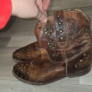 BED|STU Tan Leather Boots